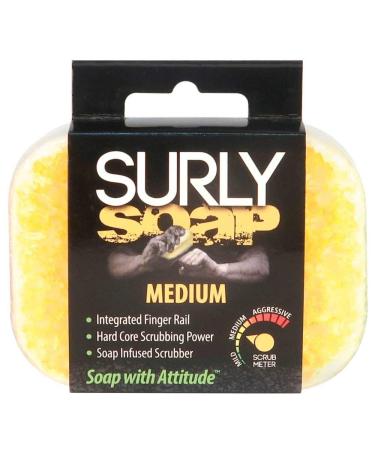 Surly Soap 14055 Medium Aggression Bar Soap - Pack of 1 Medium Single Bar