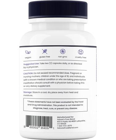 Nature's Pure Blend Cinnamon Bark & Turmeric Root Extract Supplement - Buy Online on GoSupps.com