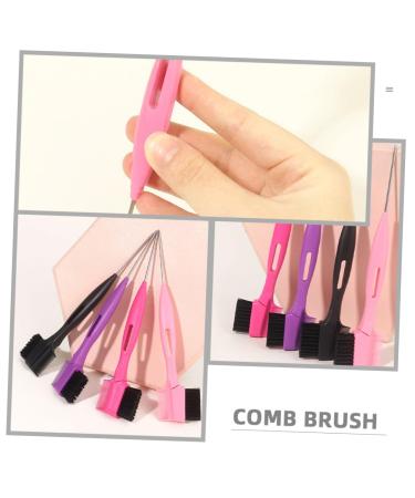 MAGICLULU Steel Needle Eyebrow Brush Set - Portable Eyebrow Comb & Hair Edge Brush for Women | Perfect for Travel & Precision Grooming - Buy Online on GoSupps.com