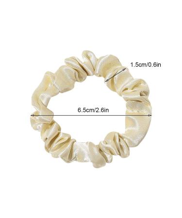 Shop Colorful Satin Hair Ties - 6 Silk Scrunchies & Ponytail Bands for Women | Premium Hair Accessories - Buy Online on GoSupps.com