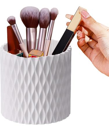 360 Makeup Brush Holder - Pencil Holder for Office Supplies | Swivel Organizer for Desk 360-Degree Rotating Multi-Functional Holder Home Office Art Supply Storage Box Puchen White - Buy Online on GoSupps.com
