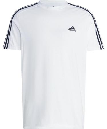 Adidas Men's Short Sleeve T-Shirt M White/Black - Shop Internationally | Buy Authentic Sportswear Online - Buy Online on GoSupps.com