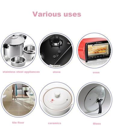Magical Stainless Steel Cleaning Paste Stainless Steel Clean Wax Stainless Steel Cleaner for Appliances Safe No Residue (1pc) - Buy Online on GoSupps.com