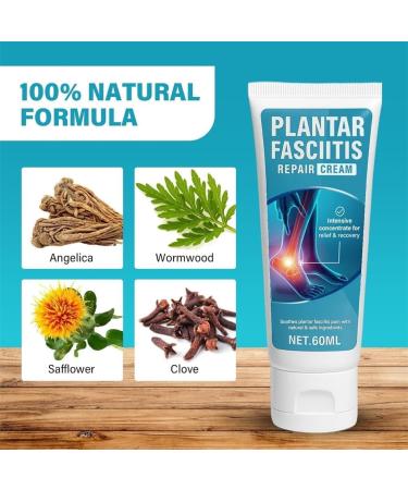 Cr me pour soulager la fasciite plantaire baume hydratant action rapide pour les pieds et les talons pour talons secs et fendill s - Apaise la vo te plantaire - Buy Online on GoSupps.com