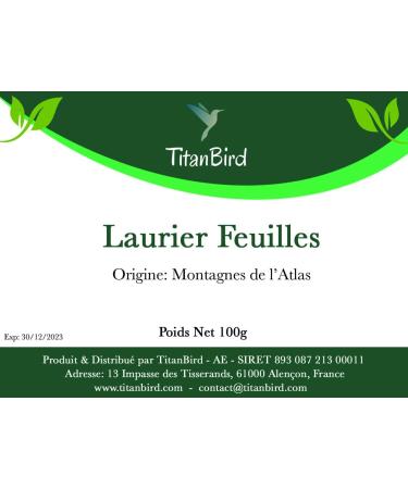 Titanbird 100g Whole Laurel Leaves - Intense Flavor & Taste - Bag with Zip - 100% Natural Pure and No Additives | Superior - Buy Online on GoSupps.com