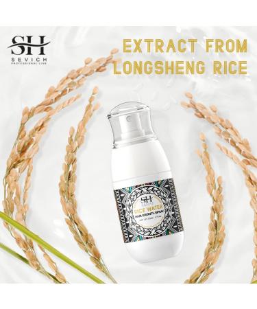 SEVICH Rice Water Hair Growth Spray with Olea Europaea Oil - 50ml | Natural Formula for Dry, Damaged Hair | Paraben-Free & Cruelty-Free - Buy Online on GoSupps.com