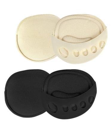 COHEALI 2 Pairs Forefoot Pad Cotton Portable Toe Socks Women's