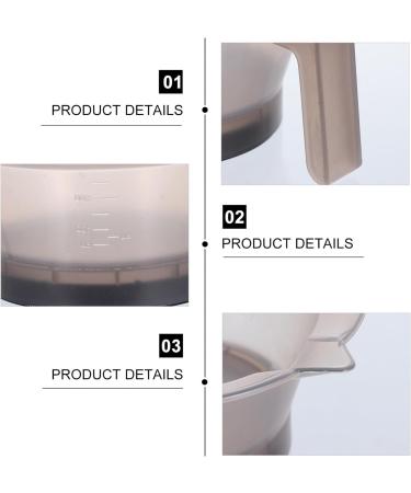 Minkissy 3 Pcs Hair Color Bowls Set | Salon Quality Hair Dye Mixing Tint Bowl Tools with Handle in Black - Buy Online on GoSupps.com