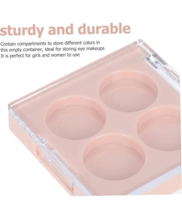 WOFASHPURET Makeup Pallette 2pcs Eye Shadow Replacement Box Loose Powder Filling Travel Convenient Eyeshadow Lipstick Tray - Buy Online on GoSupps.com