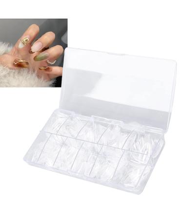 Buy Sonew 500 Pieces Almond-Shaped Acrylic Nail Tips - Clear Artificial Nails for Nail Studios & DIY Art | International Shipping Available - Buy Online on GoSupps.com