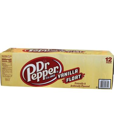 Dr. Pepper Vanilla Float Cans 355ml Pack of 12 - Buy Online on GoSupps.com