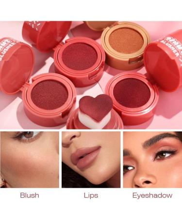 Stamp Liquid Blush Heart Shaped Applicator Long Lasting Natural Blush - 6 Colors for a Cute Three-Dimensional Look! (4) - Buy Online on GoSupps.com