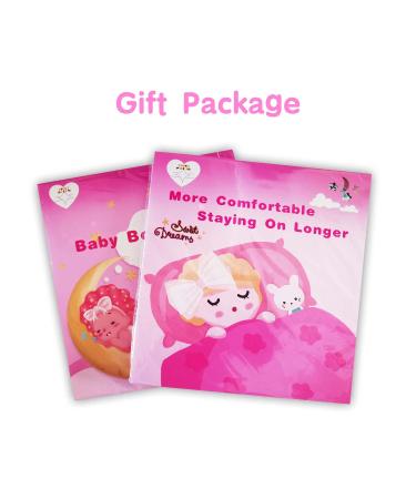 Bonnet Queen 2 Pcs Satin Silk Baby Night Hair Care - Adjustable Curly Hair Protection for 0-36 Months - Smooth & Breathable - Yellow & Pink - Buy Online on GoSupps.com