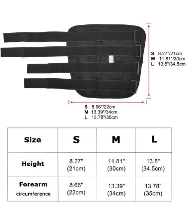 AidShunn Adjustable Elbow Brace Splint for Fracture Immobilization, Black - Protector for Carpal Tunnel Support - Buy Online on GoSupps.com