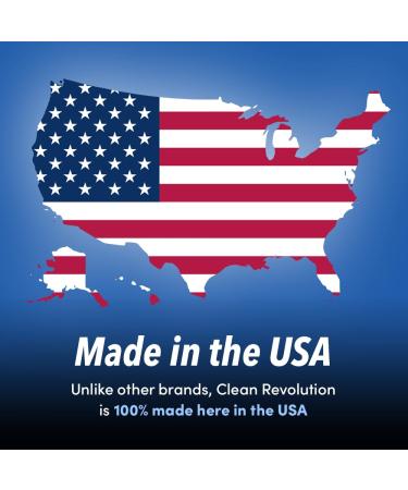 Clean Revolution Liquid Gel Hand Soap Silky Rich Liquid Quick Lather Fast Rinsing Contains Real Essential Oils (Forest Escape) 8 Fl Oz (Pack of 6) - Buy Online on GoSupps.com