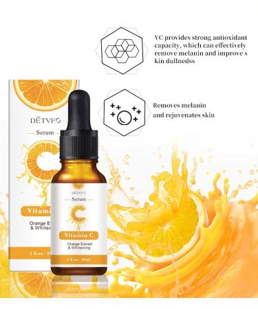 Vitamin C Serum for Face & Eyes Anti-Aging Brightening Dark Spot Remover & Moisturizer with Hyaluronic Acid | 30 ML - Buy Online on GoSupps.com