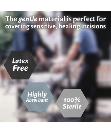 ABD Combine Abdominal Pads 5x9 40 Pack - High Absorbency, Sterile, Non-Adherent Surgical Gauze - 5''x9'' Heavy-Draining Wound Dressing - Buy Online on GoSupps.com