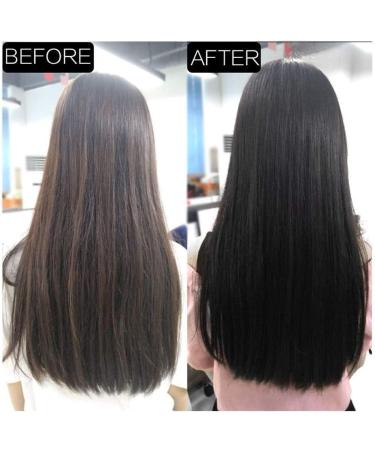 Katpost Pack of 10x 25ml Instant Hair Dye for Men Women Black Coloring Shampoo - Natural Ingredients Black Hair Shampoo - Buy Online on GoSupps.com