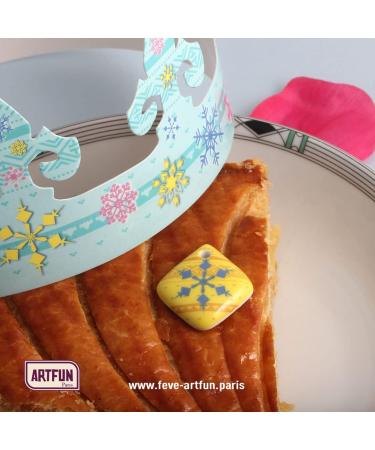 ArtFun Pack Epiphany 100 FEVES Flakes Kings Cake - King's Feves Premium - Buy Online on GoSupps.com