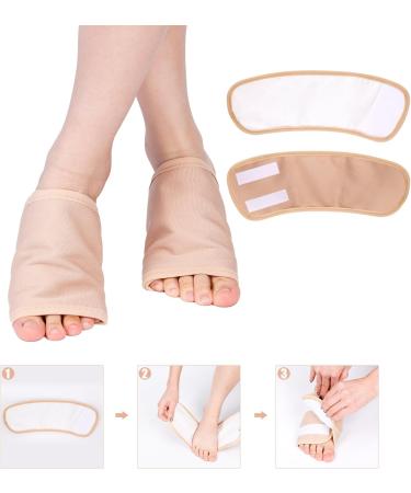 4pcs Organic Castor Oil Pack Wraps for Feet - Comfortable Khaki Sets for Pain Relief & Detox - Buy Online on GoSupps.com