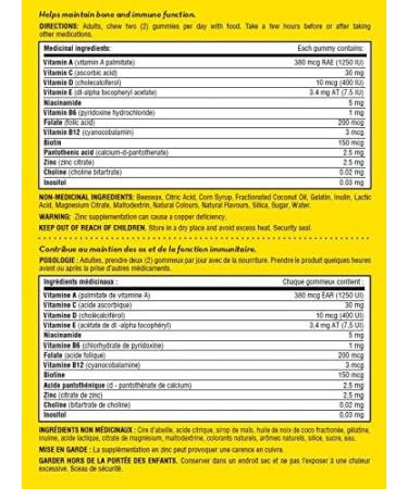 Nature's Bounty Adult Multivitamin Helps Maintain Bones and Immune Function 150 Gummies SUPPLEMENT - Buy Online on GoSupps.com