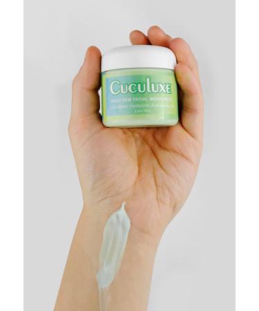 Beesaluxe Cuculuxe Daily Dew Facial Moisturizer Hydrating Face Cream with Cucumber Hyaluronic Acid & Aloe Gentle Daily Moisturizer for Sensitive Skin - Buy Online on GoSupps.com