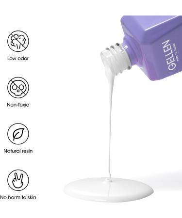 Gellen Gel Nail Polish 108 White Gel Nail Polish 18ml - Buy Online on GoSupps.com