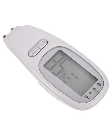Veemoon 1 Set Moisture Tester Digital Skin Detector Pen Portable Skin Analyzer Skin Water Oil Tester Digital Skin Analysis Digital Skin Meter Skin Care The Face Abs Moisture Meter White