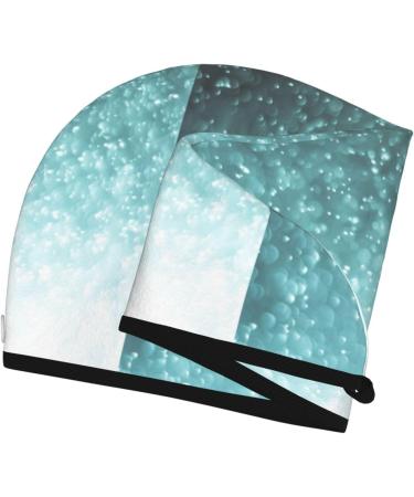 Abstract Bokeh Lights Microfiber Hair Towel - Soft Super Absorbent Coral Velvet Wrap for Long Curly & Thick Hair - Buy Online on GoSupps.com