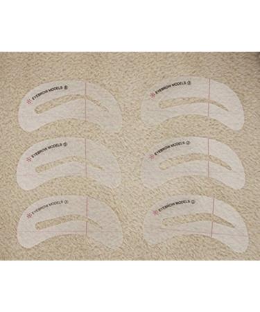 Frcolor 6Pcs Eyebrow Stencil Set - Perfect Grooming & Shaping Tool for Flawless Makeup - 3 Styles Available - Buy Online on GoSupps.com