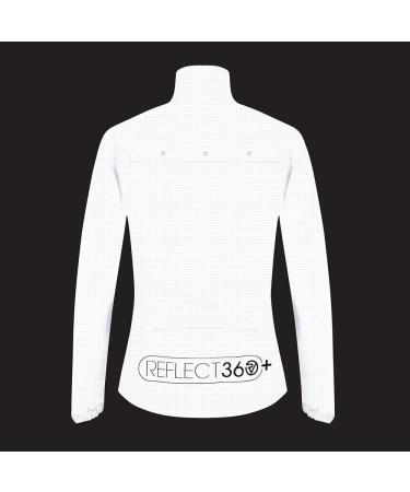 Proviz Women's Reflect 360+ Jacket - Silver-Grey | High Visibility Waterproof Ideal for Cycling & Running | International Shipping Available - Buy Online on GoSupps.com