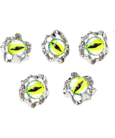 FEIlei 5pcs Halloween Nail Charms 3D Nail Art Decorations for DIY Jewelry Manicure Accessories - Buy Online on GoSupps.com