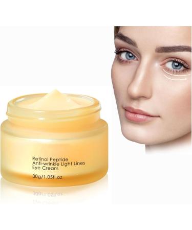 Retinol Eye Cream Retinol Peptide Anti Wrinkle Eye Cream Anti Aging Eye Cream for Dark Circles and Puffy Eyes Under Eye Cream for Women/Men Skincare Fine Lines Improve Skin Tone 30g - Buy Online on GoSupps.com
