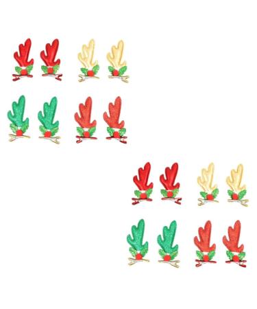 minkissy 8 Pairs Women Hair Clips Hair Jewels for Women Womens Hair Clips Kids Decor Small Hair Clips Women Hair Accessories Christmas Party Hair Decorations Pu Hairpin Korean Version Child