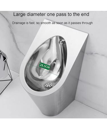 Household Items Vertical Stainless Steel Steel Urinal High-Efficiency Induction Flushing Men's Urinal Bathroom Accessories Urinal Suitable for Various Families Hotels Re (Single Piece Urinal) - Buy Online on GoSupps.com