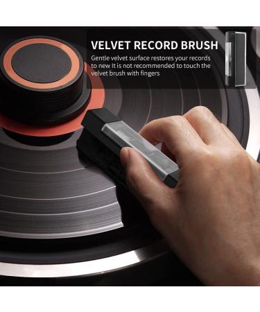 kzxbty Vinyl Record Brush Plastic Record Brush for Vinyl Phonograph Turntable Player Vinyl Record Player Accessories - Buy Online on GoSupps.com