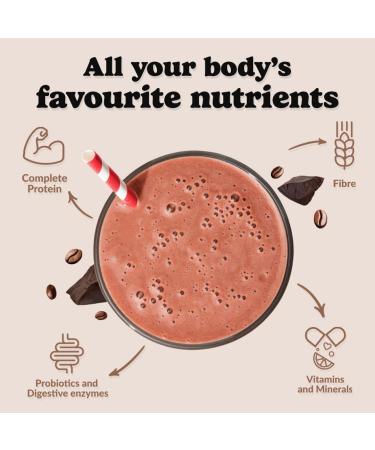 Good Protein Vegan Plant-based Protein Powder 100% Natural Non-GMO Dairy-free Gluten-free Soy-free No Added Sugar and Nothing Artificial. Mocha All-in-One Shake 440 grams Mocha 440 g - Buy Online on GoSupps.com