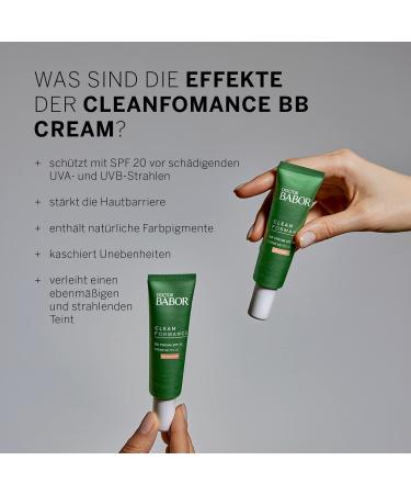 Doctor Babor CleanMALIONACE BB Cream SPF 20 - Vegan Tinted Cream for Even Complexion | Medium Coverage | 30 ml - Buy Online on GoSupps.com