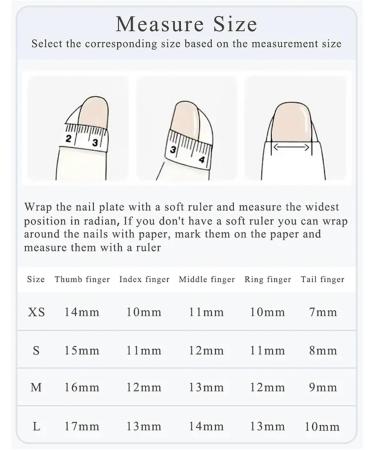 Nails Nail Tips Nails Set Handmade Wear Nail Personality Burst Flash Sweet Cool Short Nail Spell Drill Steel Beads Nail Art Finished Style Design(3 Size L) - Buy Online on GoSupps.com