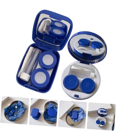 JECOMPRIS 2ST Colored Contact Lenses Travel Kit | Makeup Kits Tweezers Mirrors & Storage | Beauty Lens Case & Invisible Sticker Box - Buy Online on GoSupps.com