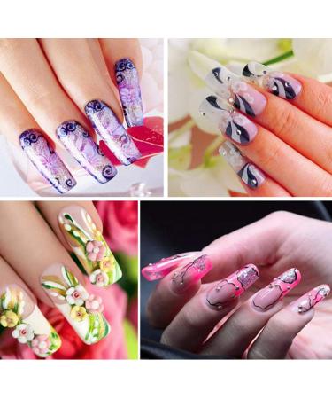 Yimart 500pcs French Acrylic Style False Nails Tips - White | Nail Art Tips With Box - Buy Online on GoSupps.com