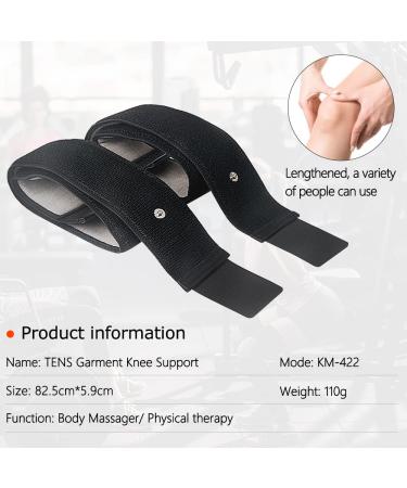 Knee Brace Electrodes - Silver Conductive Fiber Knee Pads for TENS/EMS | International Shipping Available - Buy Online on GoSupps.com