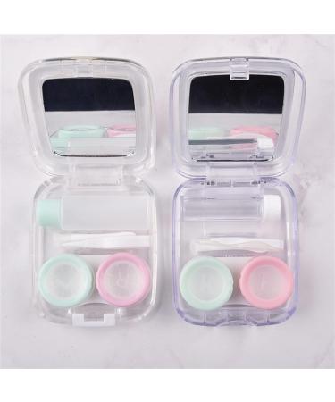 Buy Infeksiya Contact Lens Container - Fruit Pattern Cosmetic Case for Travel - Kiwi White - Perfect Contact Lens Housing Set - Buy Online on GoSupps.com