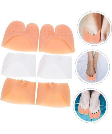 Healifty 3 Pairs Toe Sleeve Shoe Toe Protector Breathable Socks - Flexible Toe Cover & Protective Sleeve for Heels - Tiptoe Pads - Buy Online on GoSupps.com
