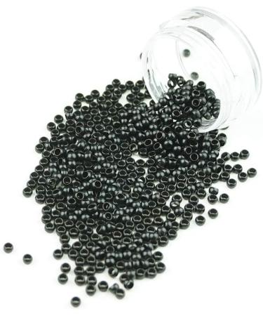 KOCONI 500pcs 3mm Black Nano Rings Micro Beads Copper Extensions - Pack of 1 - Buy Online on GoSupps.com