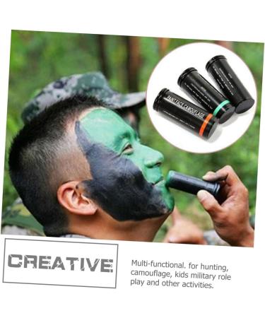 DIYEAH 3 Pieces Camouflage Oil Camouflage Paint Camouflage Face Paint Cream Stick Sticks Body Camouflage Makeup Hunting Makeup Camouflage Cream Hunting Face Paint Pigment - Buy Online on GoSupps.com