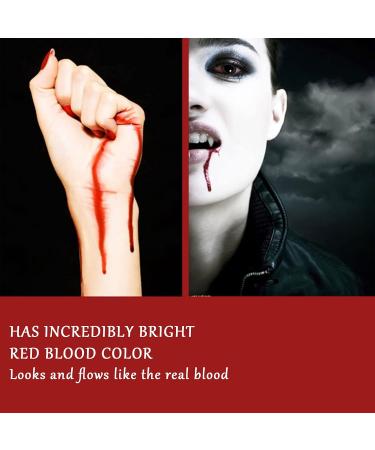 Buy Halloween Makeup Blood 200ml | Perfect for Haunted House Horror Scenes - International Shipping Available - Buy Online on GoSupps.com