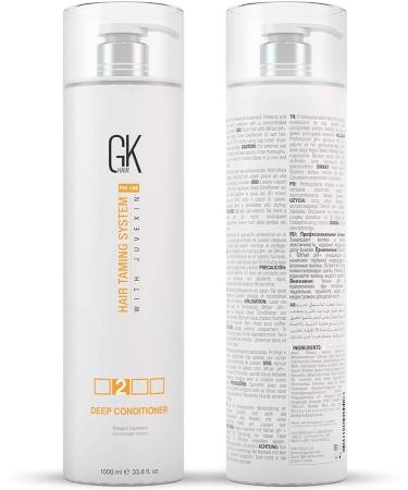 GK HAIR Global Keratin Deep Conditioner Masque 1000ml - Intense Hydrating Treatment for Dry, Damaged, Color-Treated Hair - Buy Online on GoSupps.com