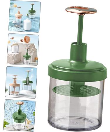Mics Mikikit Foam Maker for Facial Cleansing Simple Stylish Bubbler for Shower Gel Shampoo Lotion Handy Foaming Tool for Bathroom Use in Green - Buy Online on GoSupps.com