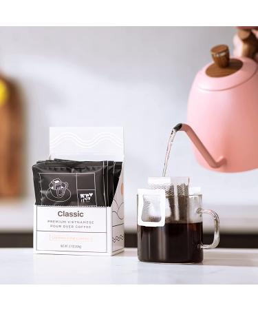 Copper Cow Coffee Premium Vietnamese Single-Serve Black Coffee 16 Count Pack - Classic Black Coffee - Buy Online on GoSupps.com